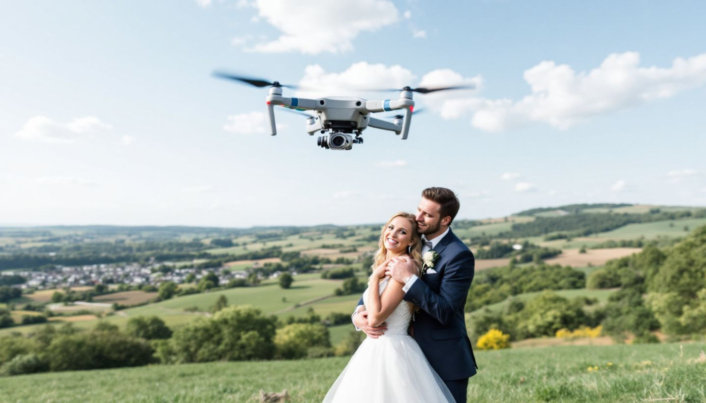 Créer un souvenir émotionnel avec un film de mariage par drone